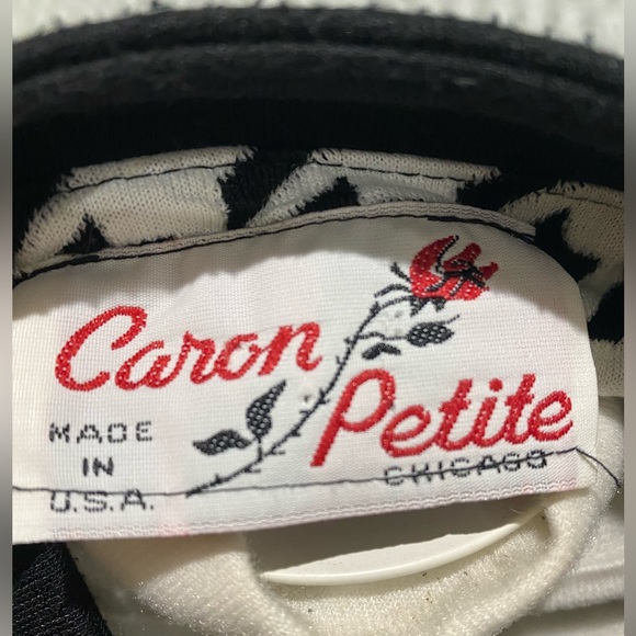 Vintage 80’s Caron Petite Chicago Black & White Blazer - Picture 6 of 8